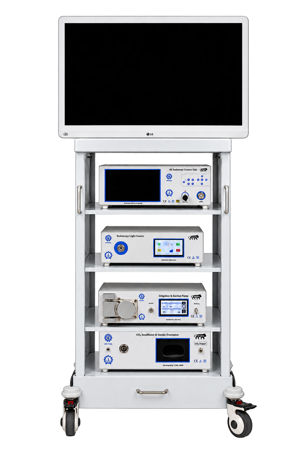 VisionX 4K integrated surgical laparoscopy tower